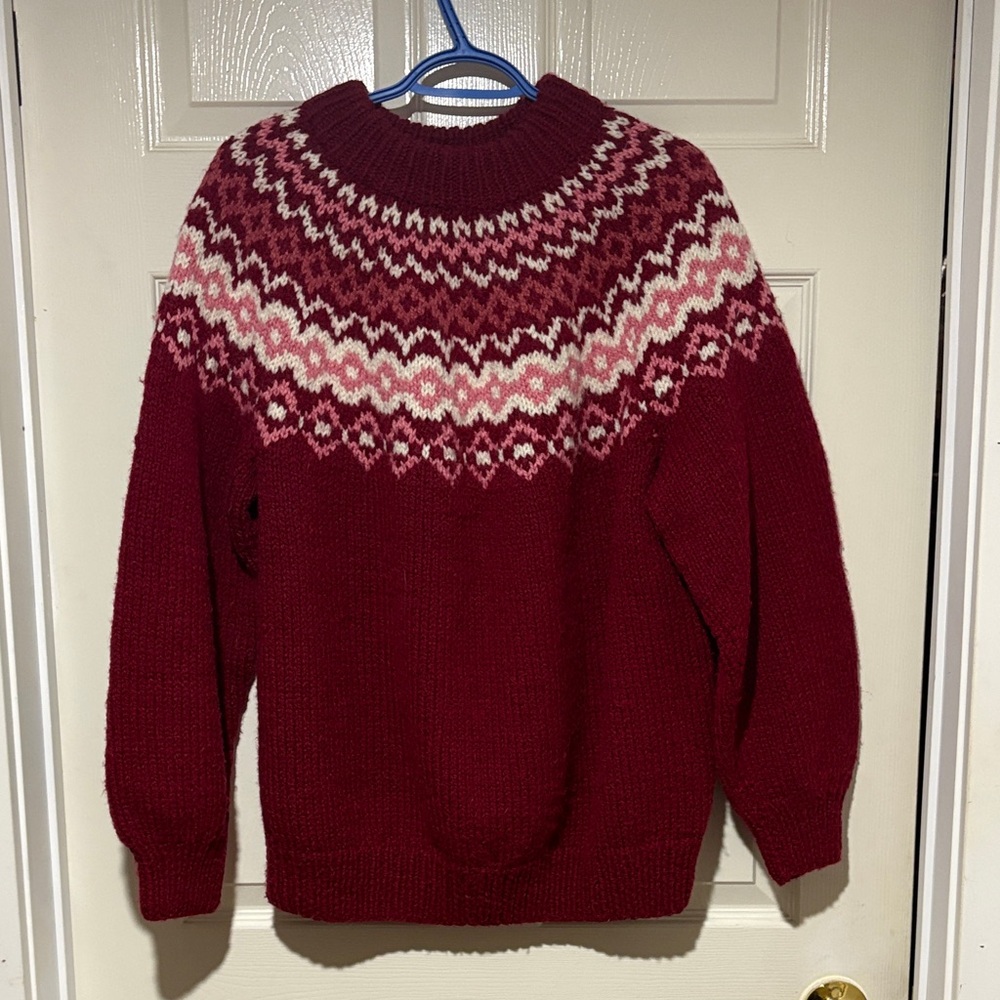 Homemade sweater. Wool never worn